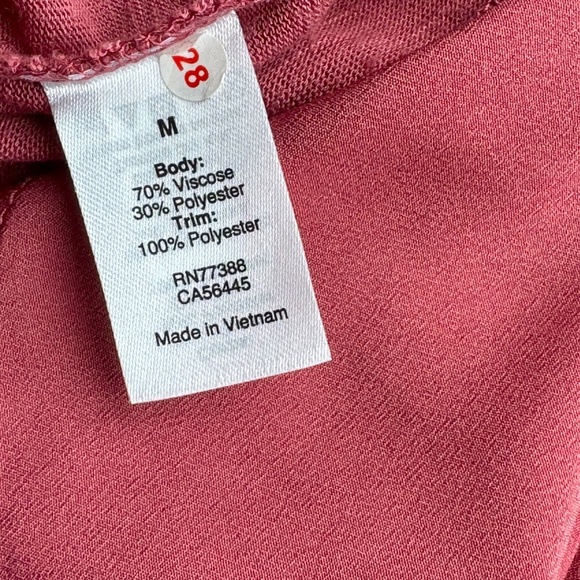 J.Crew Sleeveless Layered Hem Tank Top in Rosewood – Size M - Picture 4 of 9